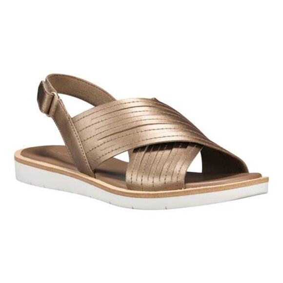 TIMBERLAND Women's Leather Crossband Sandals - Picture 2 of 6